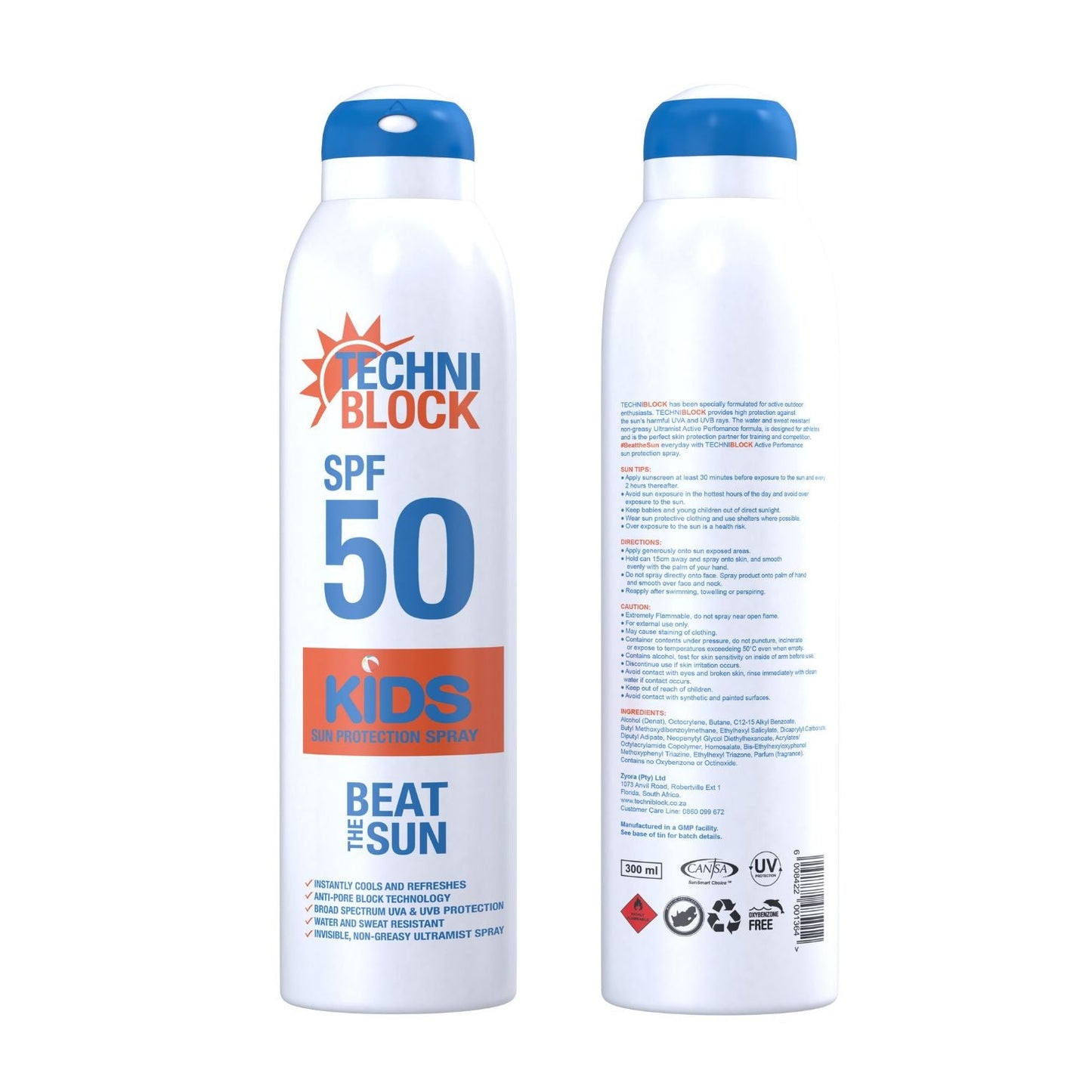 Kids SPF 50 Sunscreen 300ml x 2