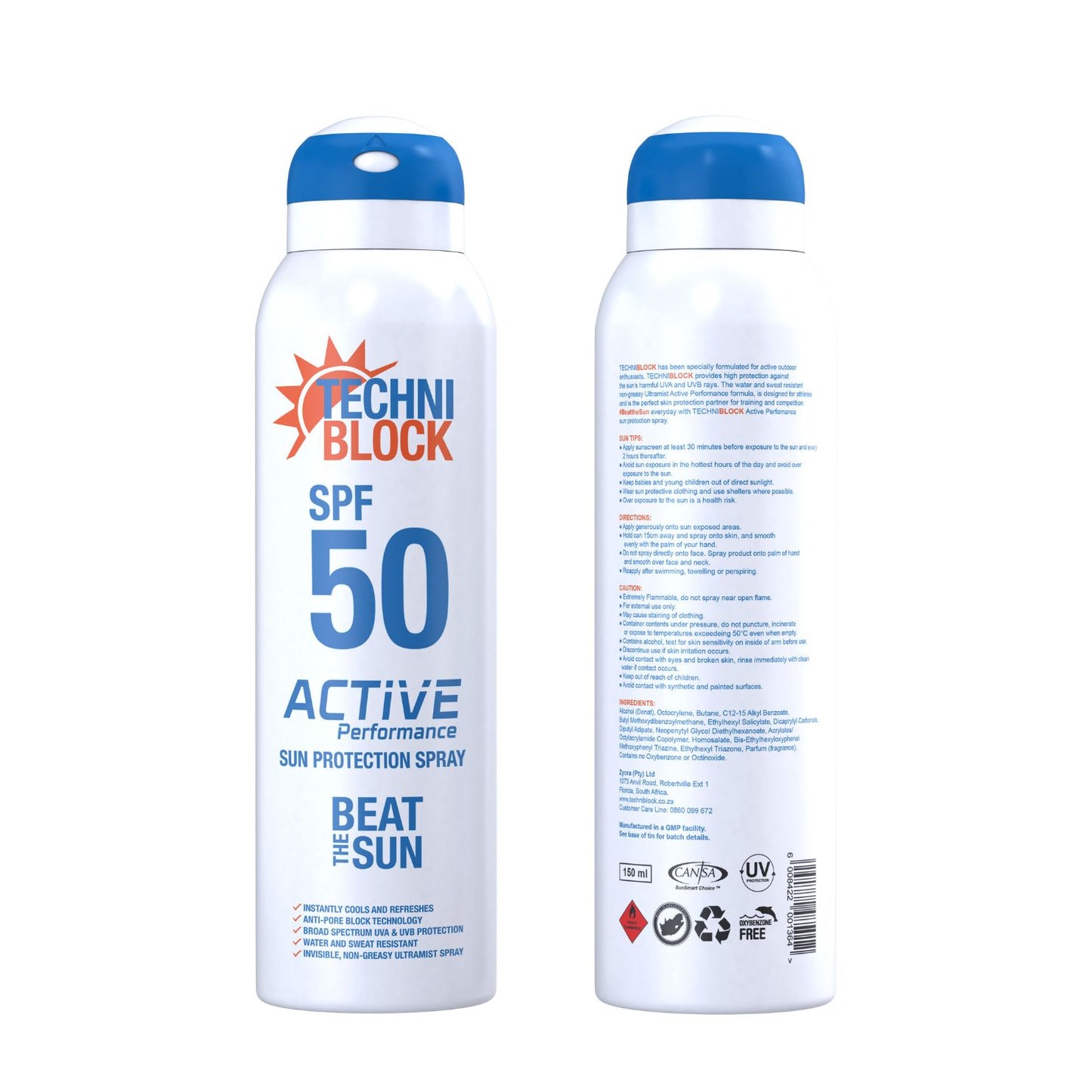 SPF 50 Active Performance Sunscreen 150ml