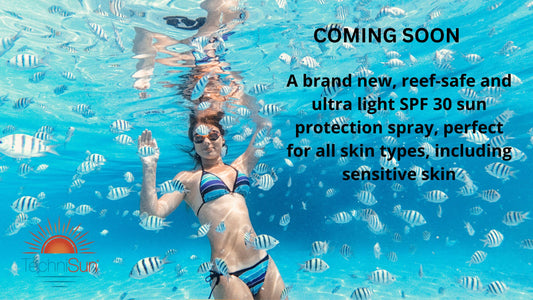 New Product Alert - discover our ultra-light, reef-safe SPF 30 sunscreen