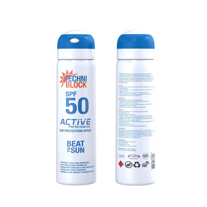 SPF 50 Active Performance Sunscreen 75ml x 4