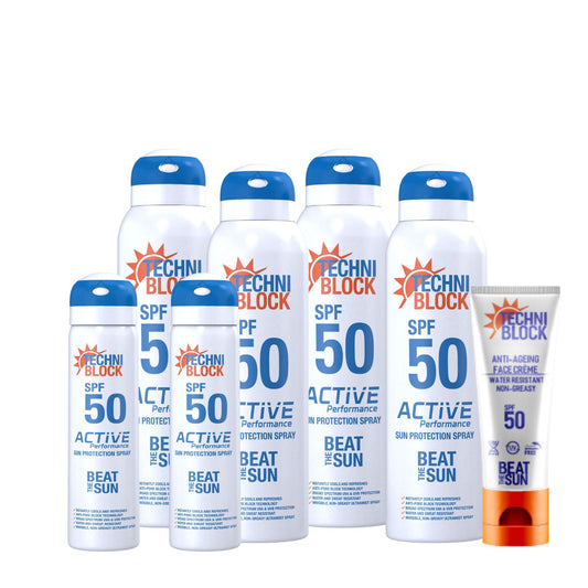 Winter Special Offer - Techniblock SPF 50 Active Performance Sunscreen Pack