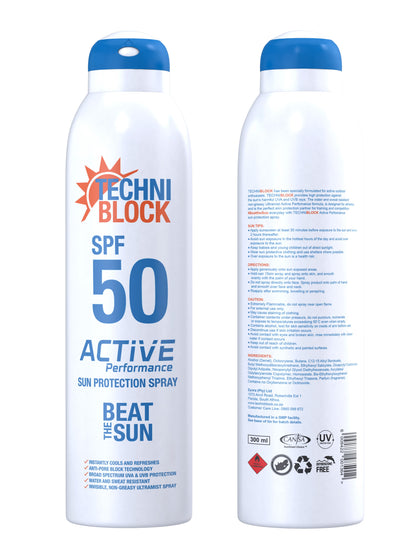 SPF 50 Active Performance Sunscreen 300ml x 2 (free 75ml)