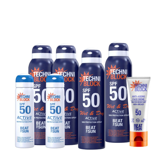 Winter Special Offer - Techniblock SPF 50 Wet & Dry Sunscreen Pack